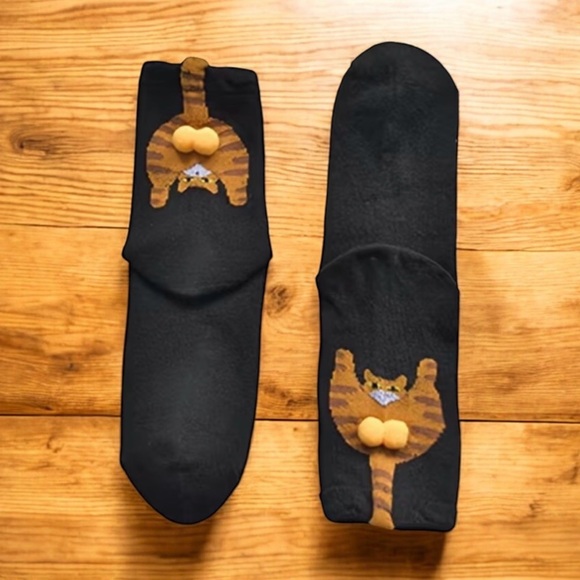 Cute Cat Design Socks - Picture 5 of 8